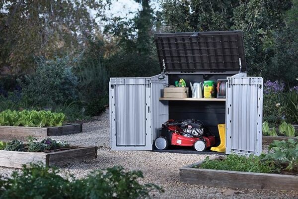 Store it Out Nova Gartenschuppen aus Kunststoff – Bild 5