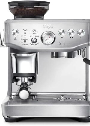 Kaffeemaschine mit manuellem Milchaufschäumer